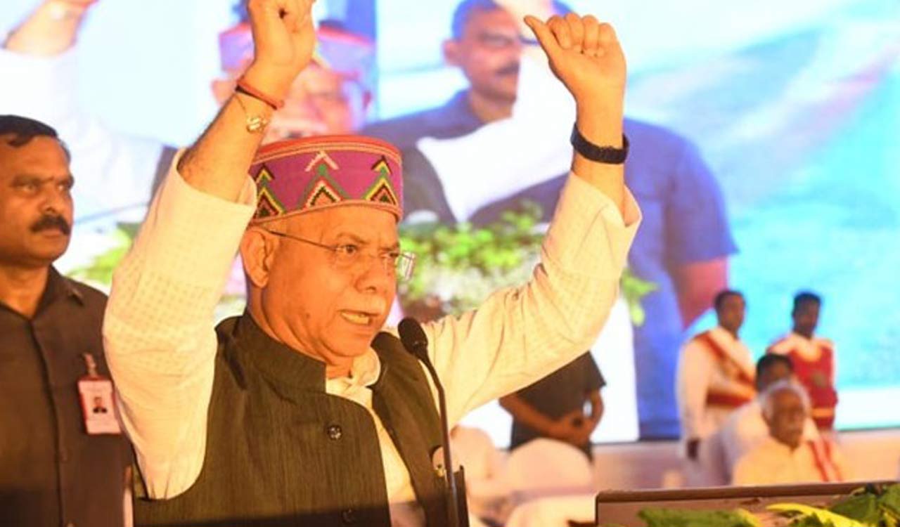 Governor Shiv Pratap Shukla pays tribute to Kumram Bheem