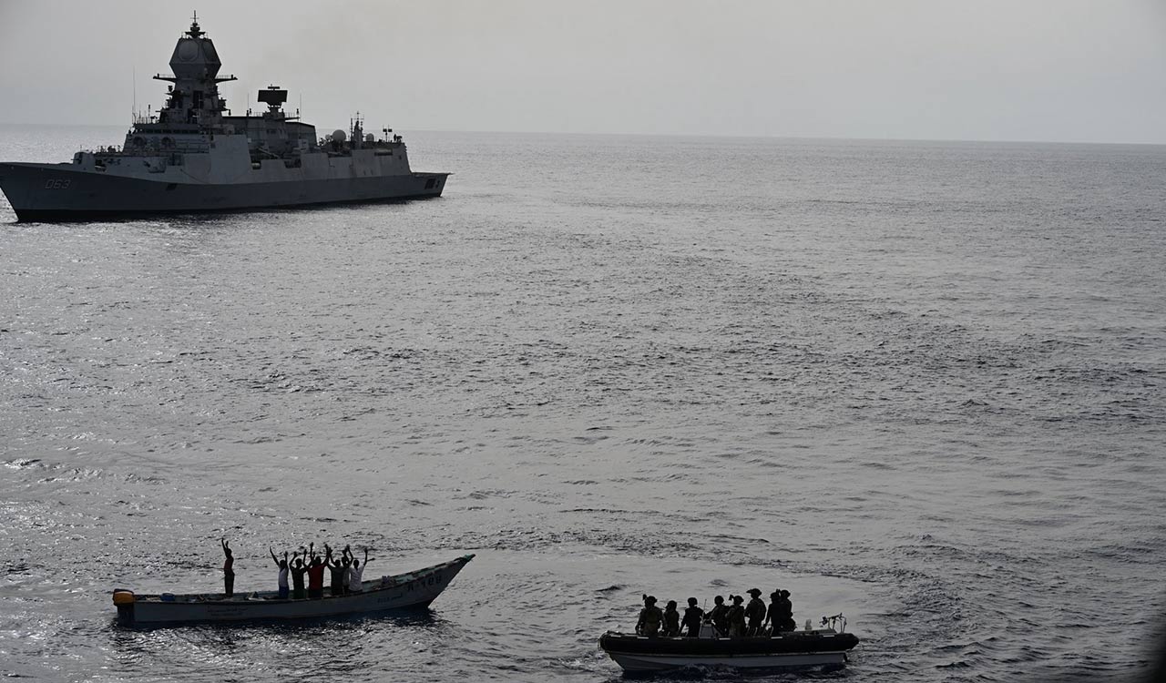 Navy foils piracy attempt, secures merchant vessel in Indian Ocean