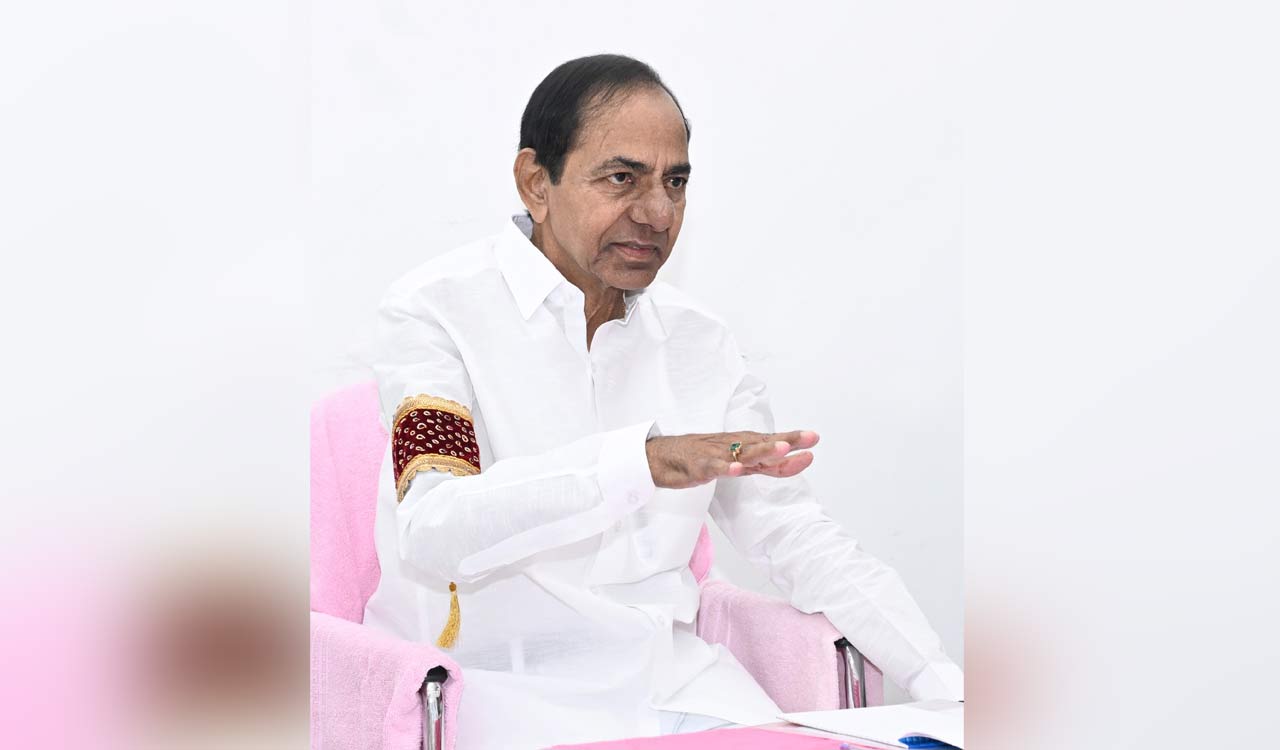 KCR chairs key BRS meeting with leaders, members; discusses measures to strengthen party