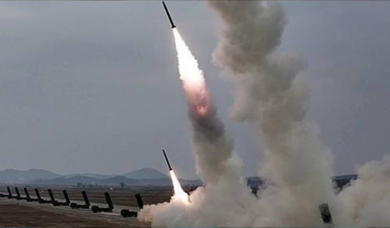 North Korea launches unidentified projectile over the sea