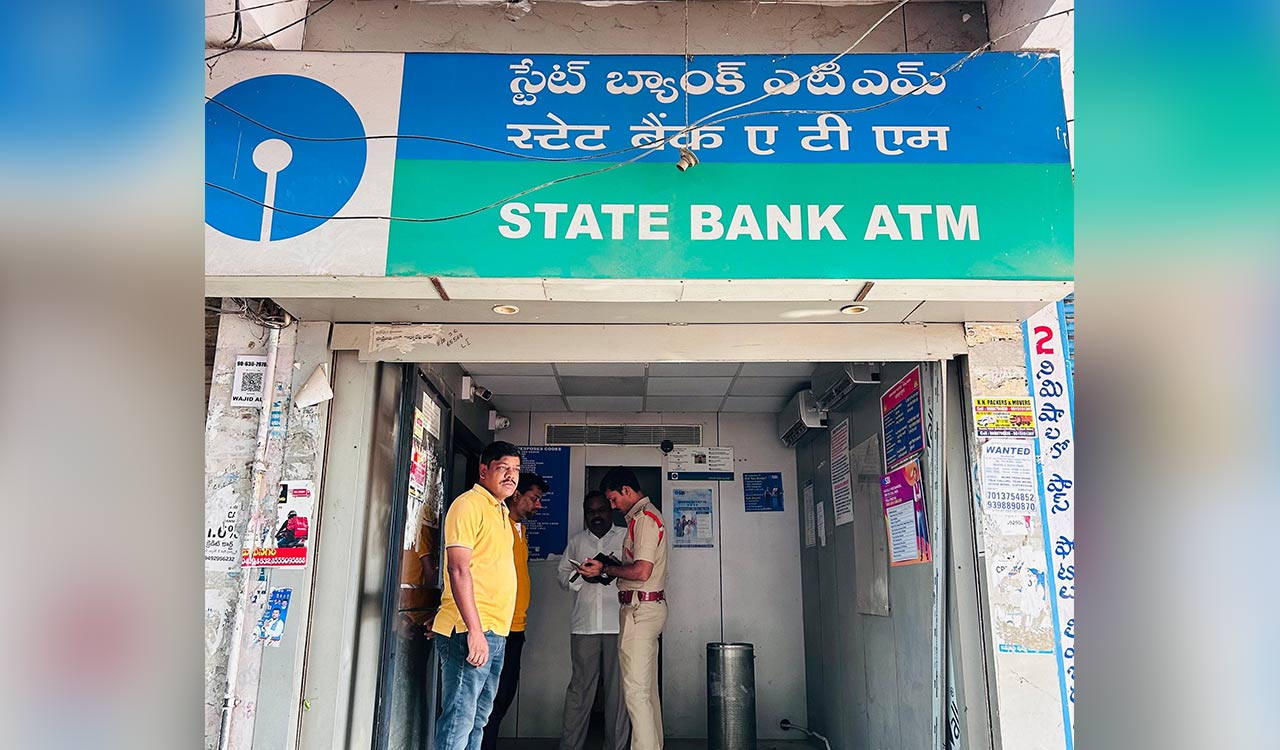 SBI ATM stolen in Mahabubnagar town   