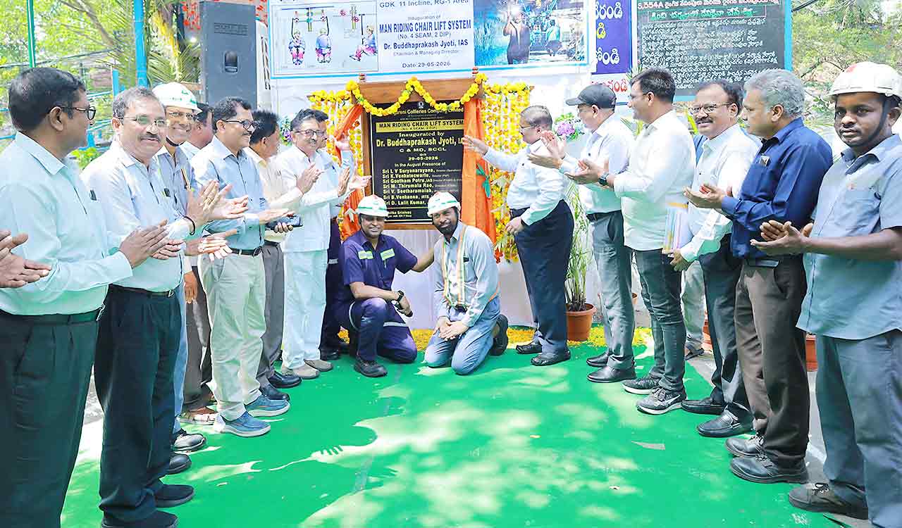 SCCL CMD stresses employee welfare, safety alongside production growth