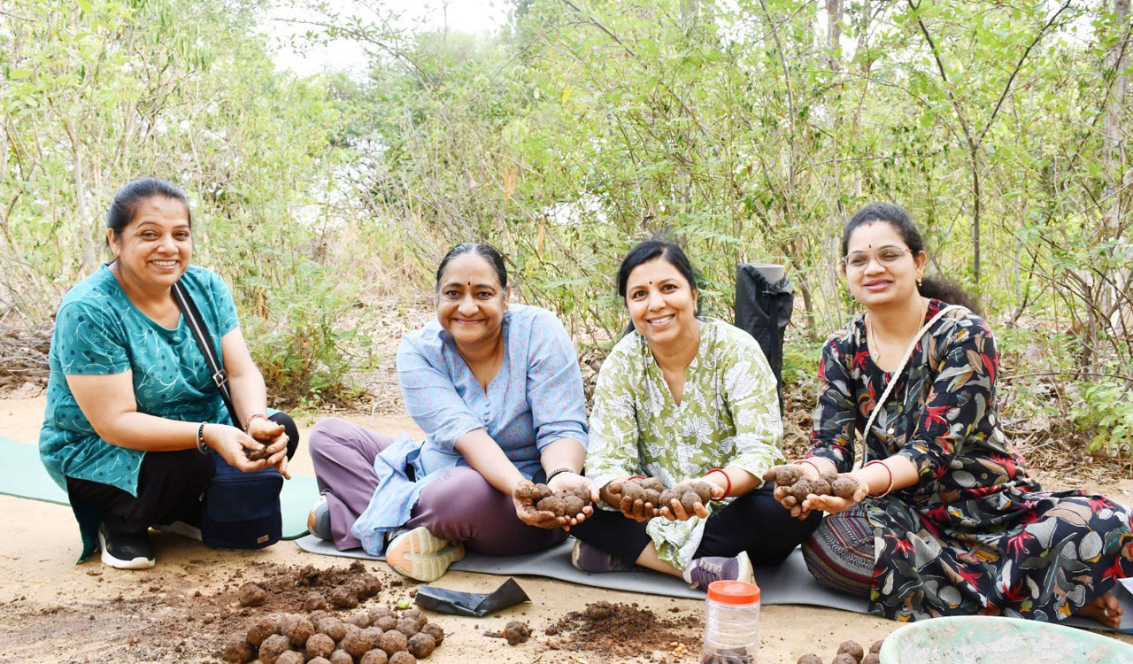 TGFDC organises seed ball drive in Hyderabad to mark Biodiversity Day