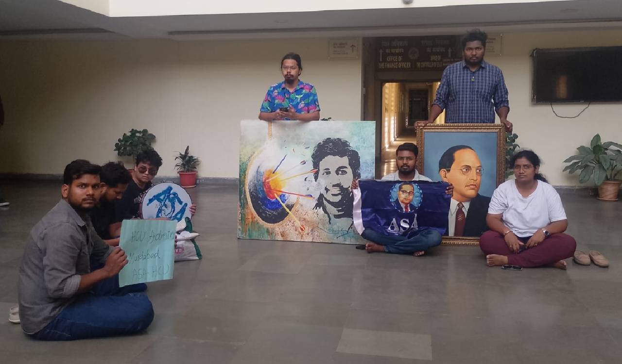UoH students stage hunger strike for Dalit student’s justice