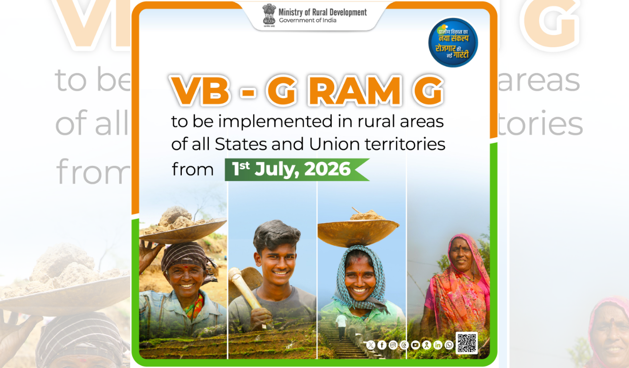 Govt announces VB-G RAM G Act from July 1, MGNREGA to end