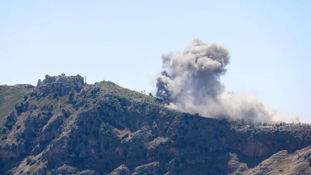 Hezbollah pounds Israeli invading forces with rocket barrages