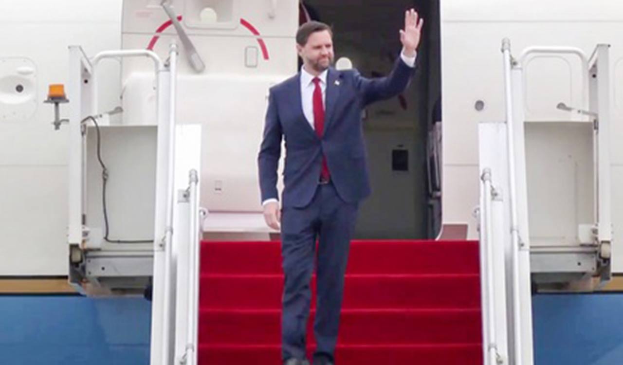 US Vice President JD Vance arrives in Switzerland for talks with Iran