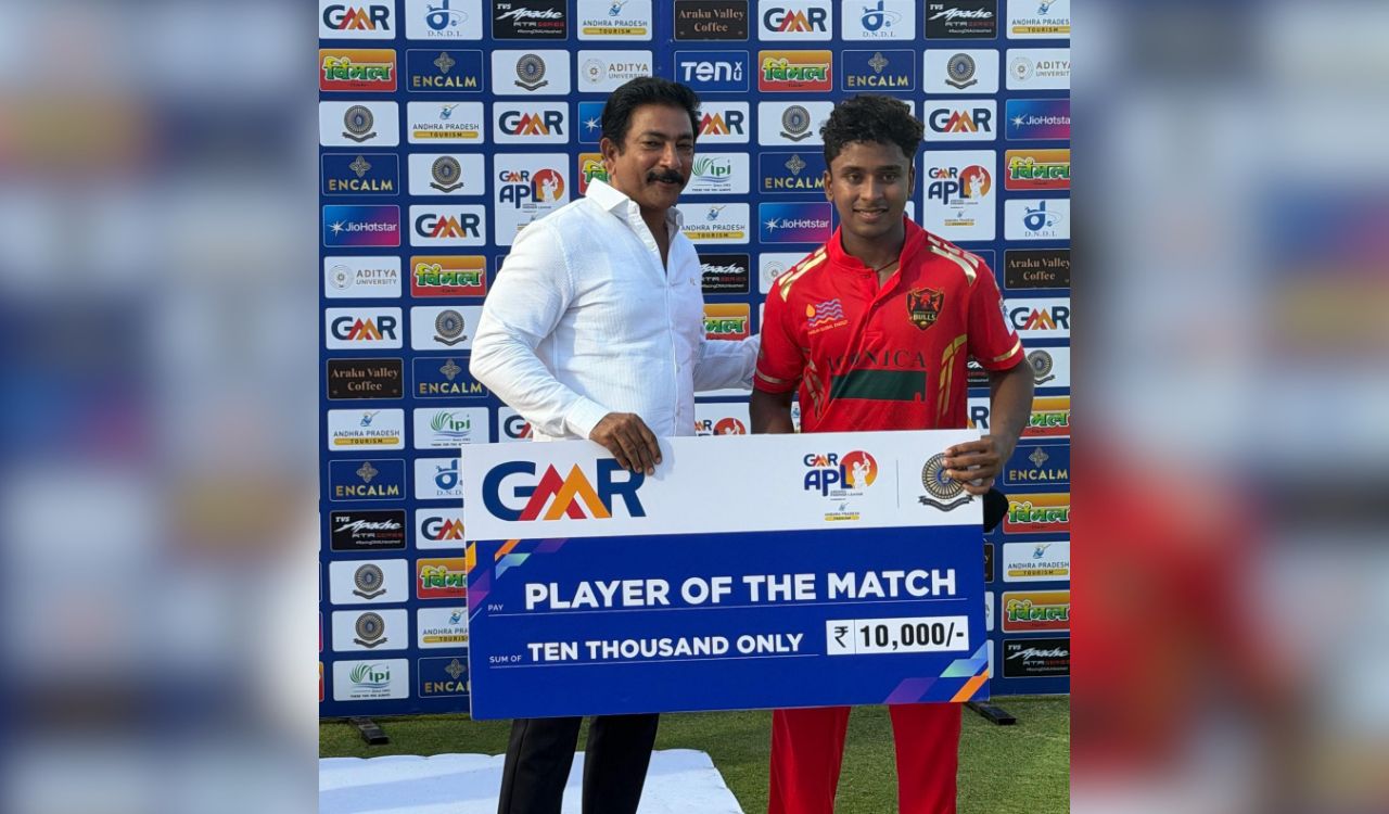 Revanth Reddy smashes unbeaten century as Bhimavaram Bulls beat Vijayawada Sunshiners in Andhra Premier League