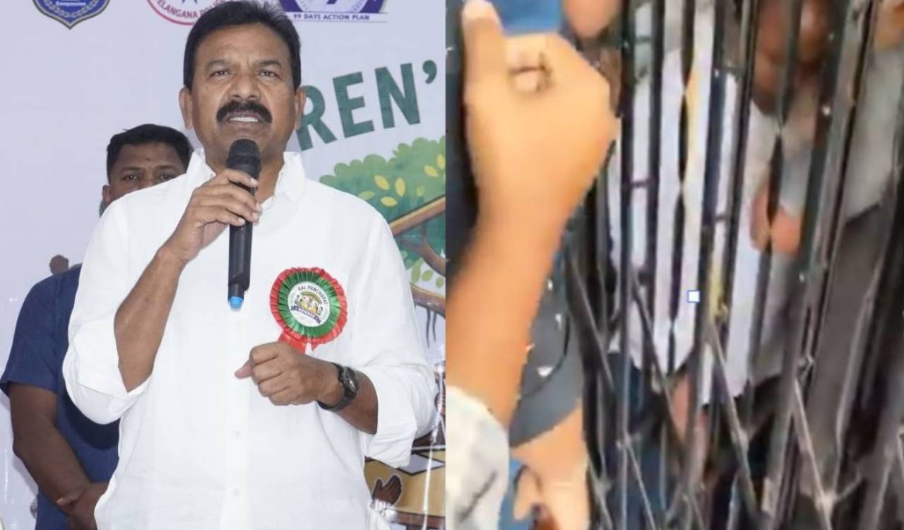 Manakondur MLA escapes unhurt in lift collapse incident