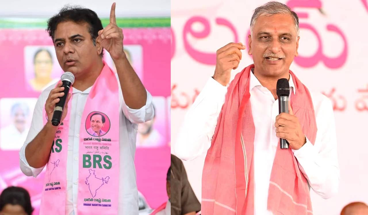 KTR, Harish Rao pay tributes to Telangana martyrs on State Formation Day