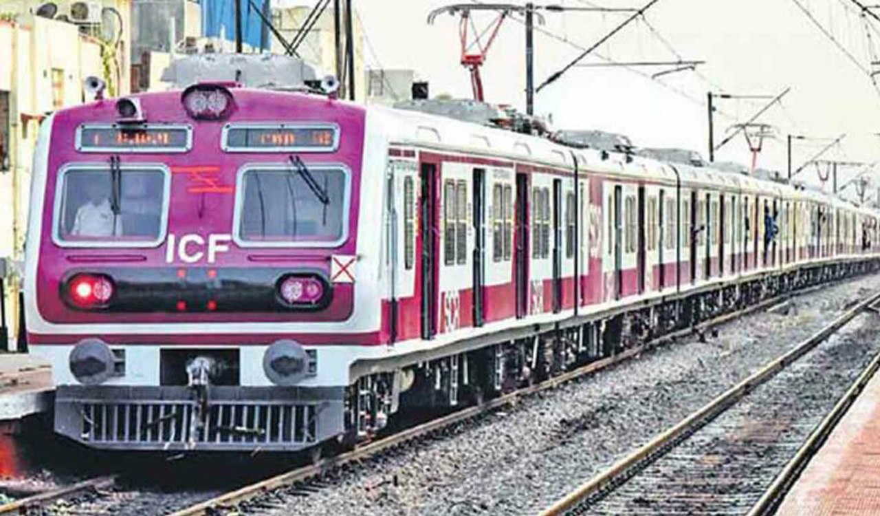 SCR announces partial cancellation of four MMTS trains from June 10 to 12