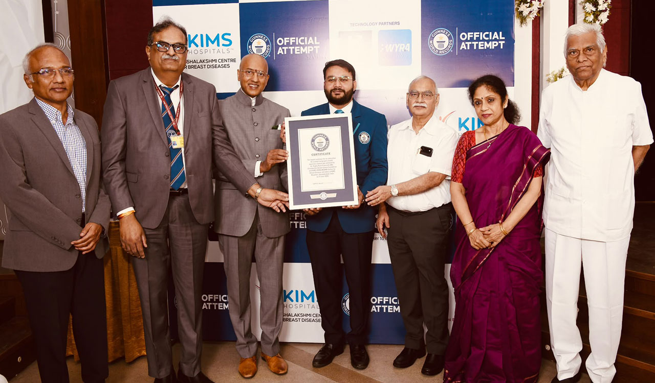 Dr P Raghu Ram secures Guinness World Record for AI-enabled holographic health lecture