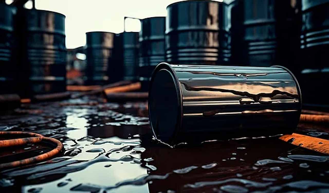 Crude oil prices fall up to 2 pc amid easing supply concerns