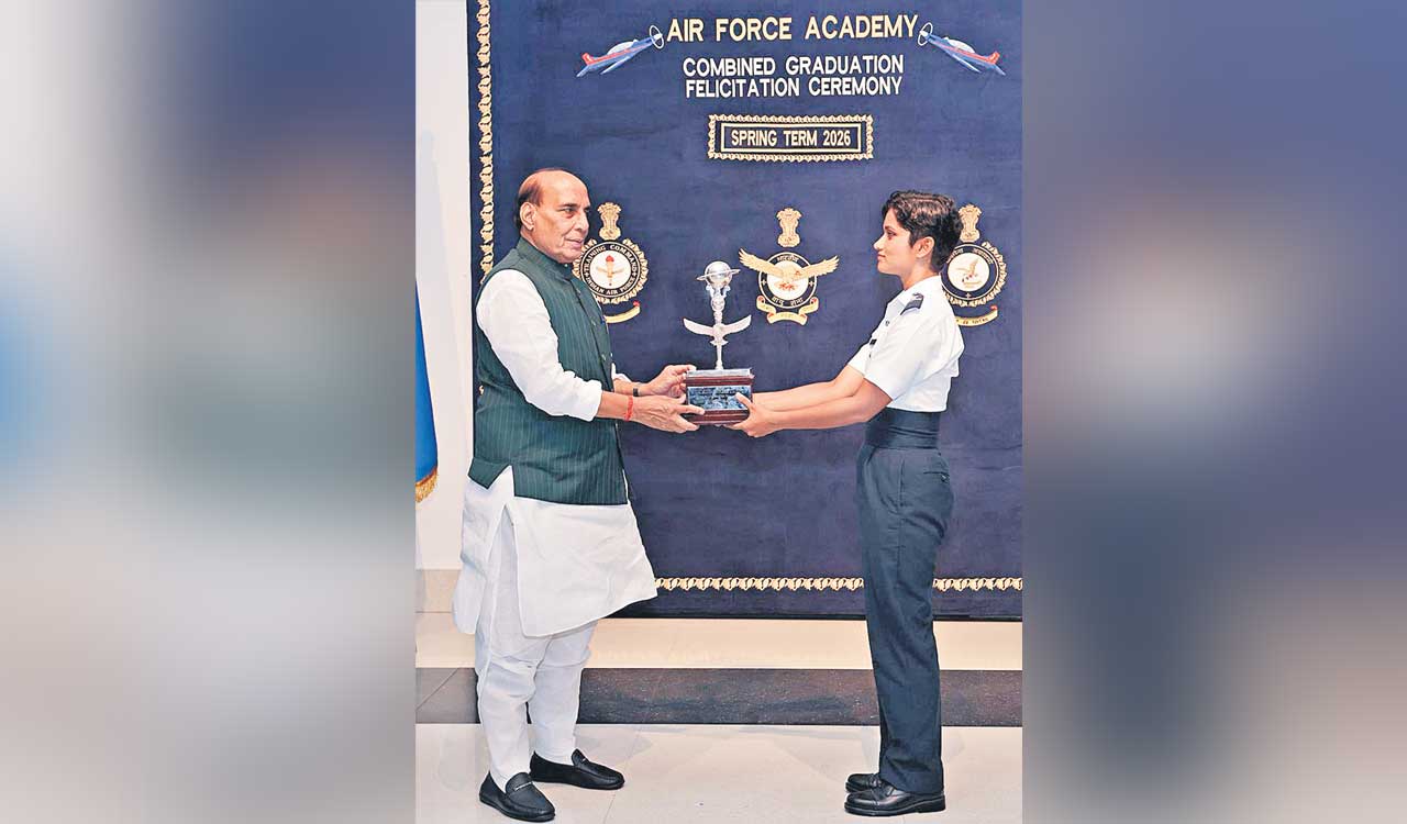Rajnath Singh urges IAF officers to adapt to changing nature of warfare