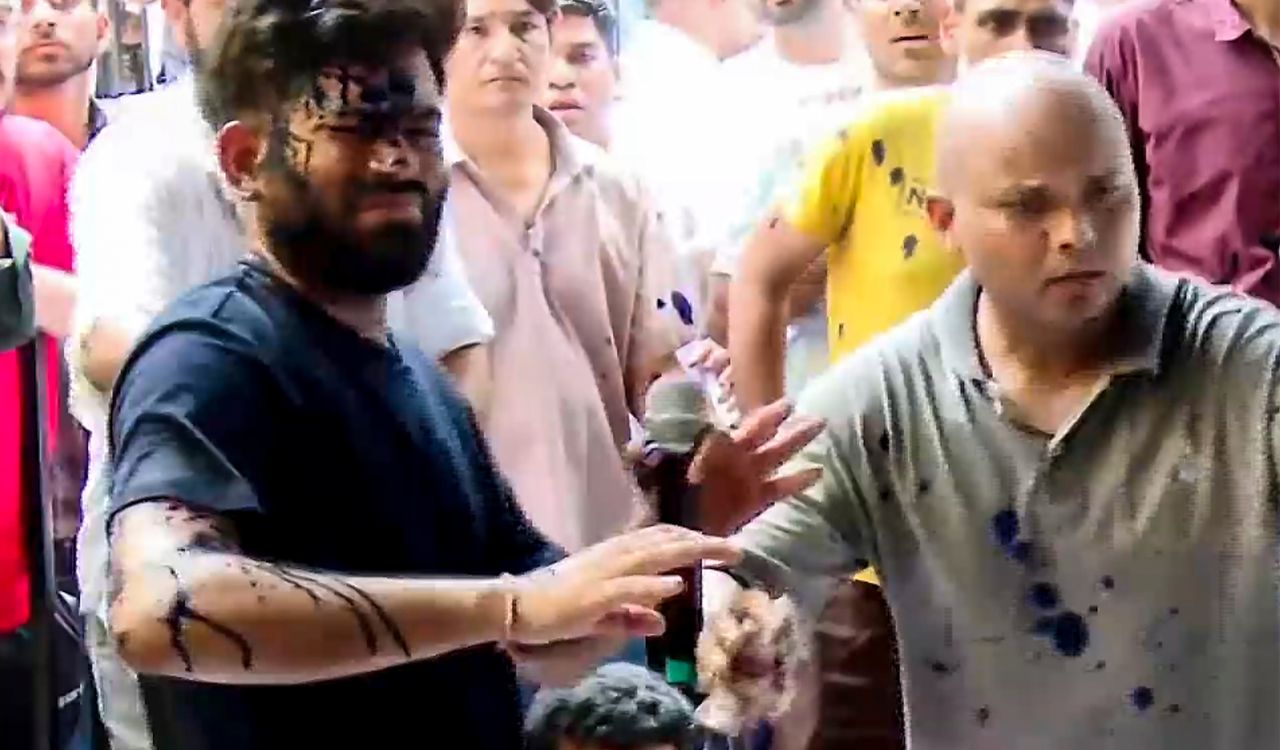 Woman throws ink-like liquid at CJP founder Abhijeet Dipke