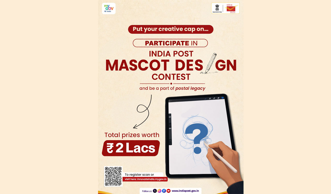 India Post launches mascot design contest with Rs 2 lakh prize pool