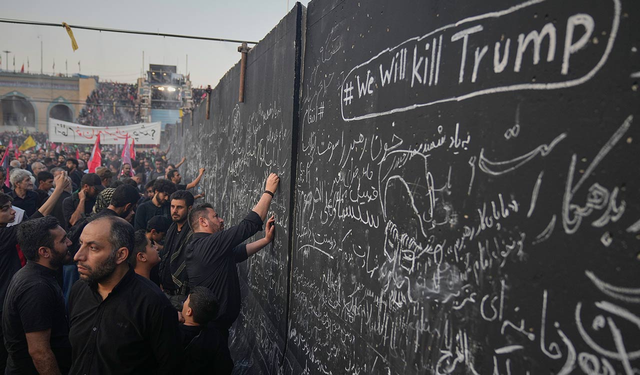 Performer calls for Trump’s death at funeral for Iran’s late supreme leader