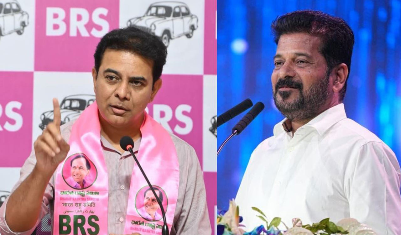 KT Rama Rao serves legal notice to Revanth Reddy over Globarena remarks