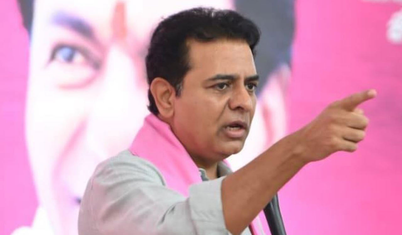 KT Rama Rao questions Congress over Mallanna Sagar water decision