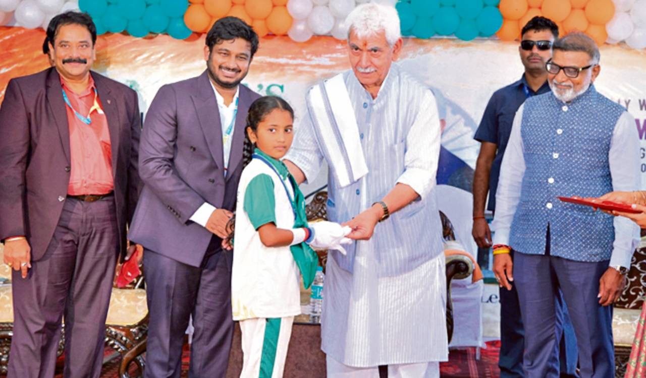 J&K LG Manoj Sinha participates in educational, spiritual events in Khammam