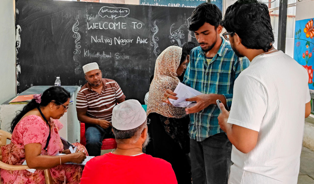 SIR: Frustrated Hyderabad voters queue at polling stations amid BLO delays