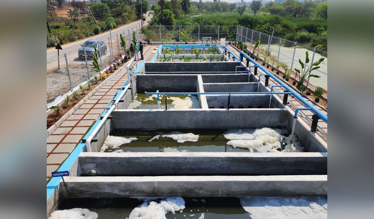 CSIR-IICT hands over green effluent treatment plant to Pochampally Ikat village