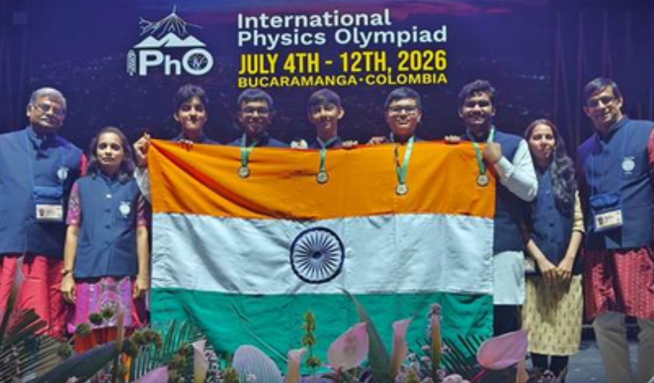 India wins five golds, shares World No. 1 rank at Physics Olympiad 2026