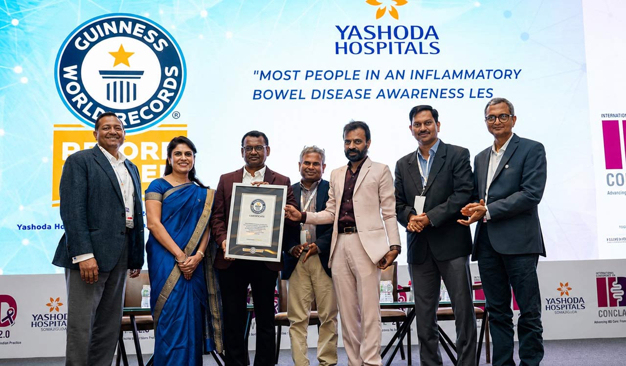 Yashoda Hospitals earns Guinness World Records recognition for IBD awareness session