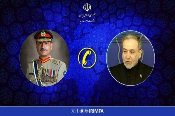 FM Araghchi holds phone call with Pakistani Army chief