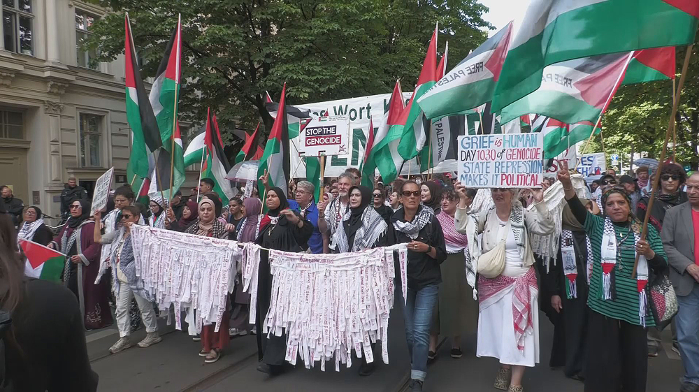 Pro-Palestine demonstration held in Berlin