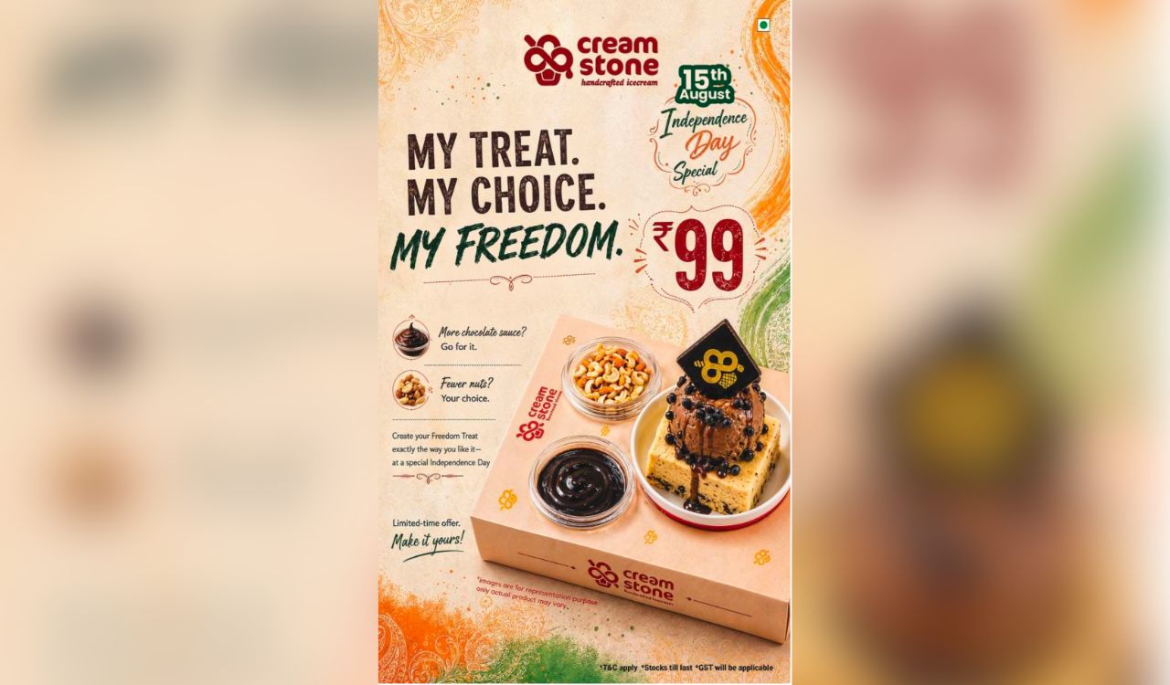 Cream Stone celebrates India’s 80th Independence Day with “Freedom Treat” campaign across India