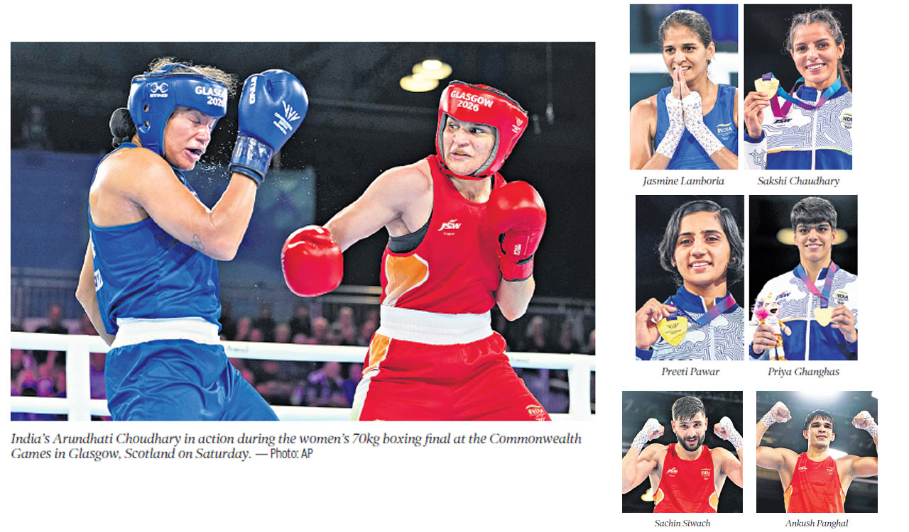 Seven golds and two silvers: India’s boxing dominance shines in Glasgow