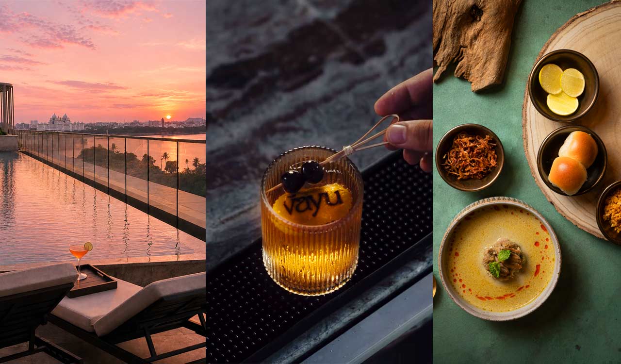 Hyderabad Marriott launches Vayu, a rooftop resto-bar celebrating regional Indian flavours
