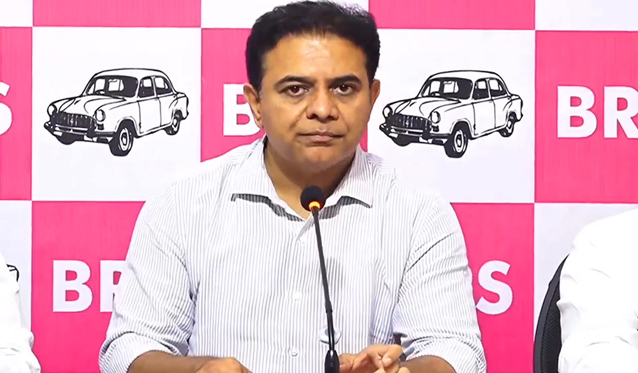 KTR accuses Congress of failing to deliver on jobs, demands answers from Revanth and Rahul