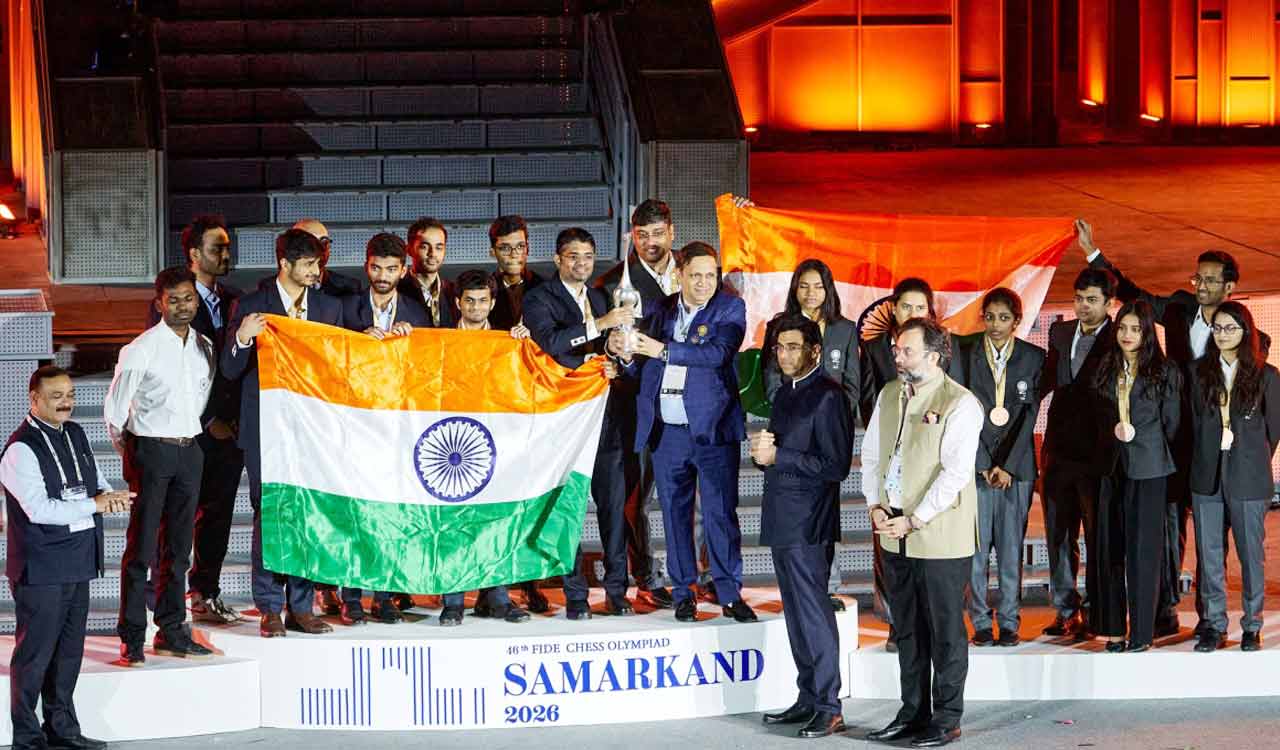 PM Modi hails Indian team’s ‘exemplary determination’ after Chess Olympian success