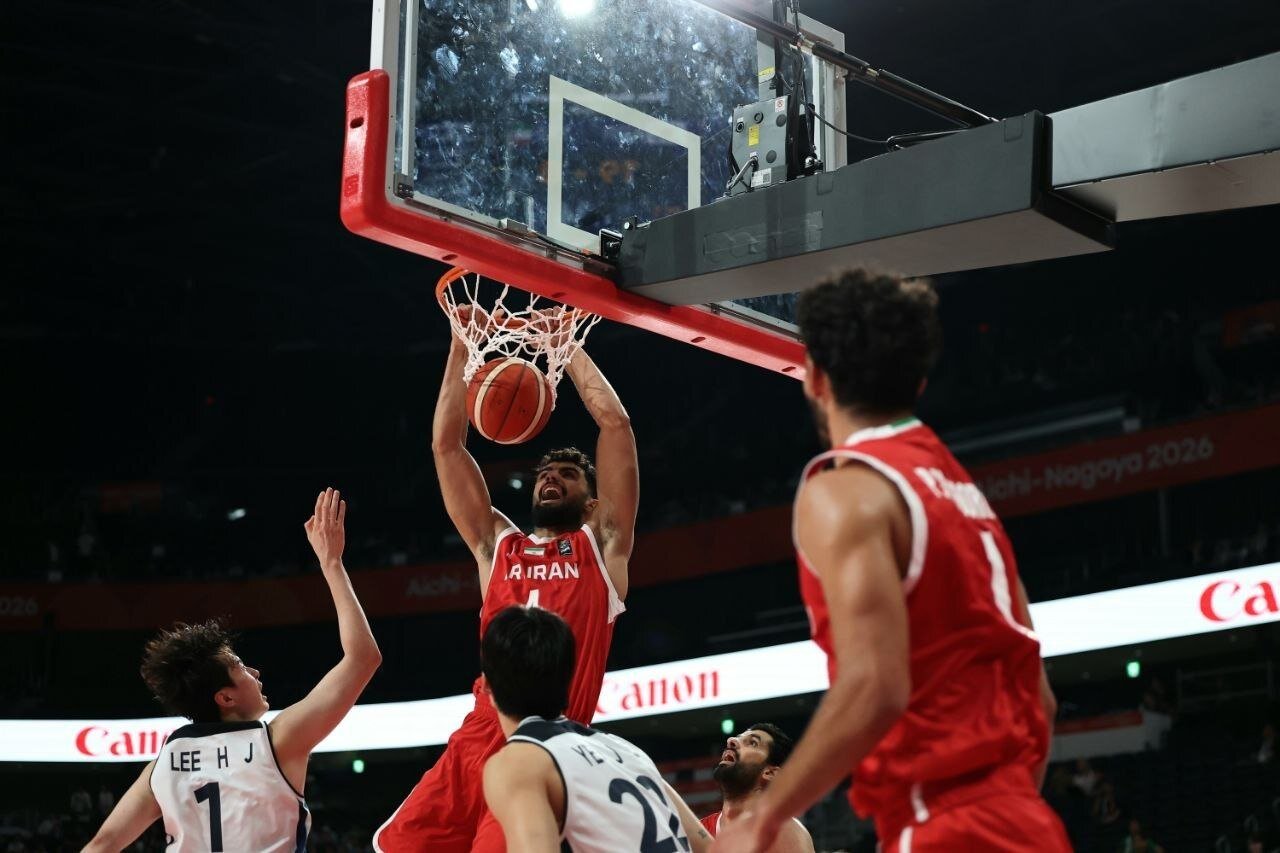 Iran basketball lose to S. Korea in 2026 Asian games in Japan