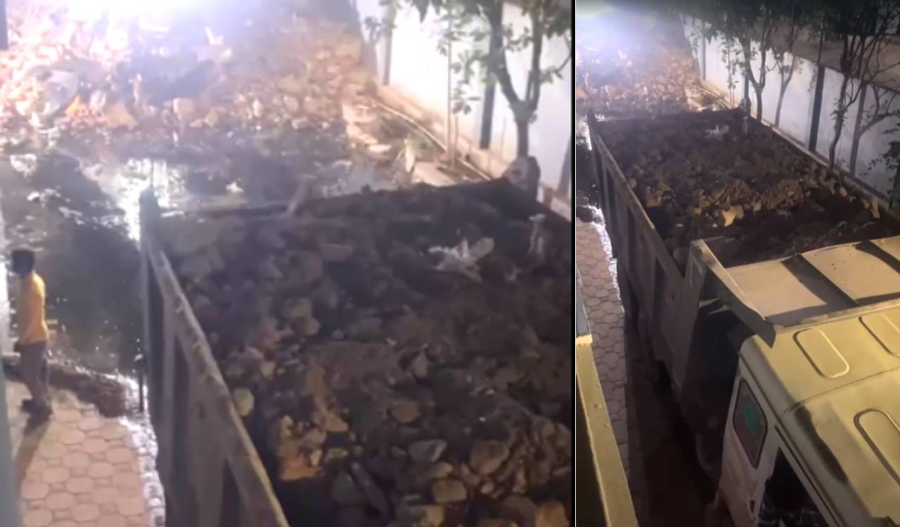 Massive debris cleanup begins in Gachibowli’s Anjaiah Nagar