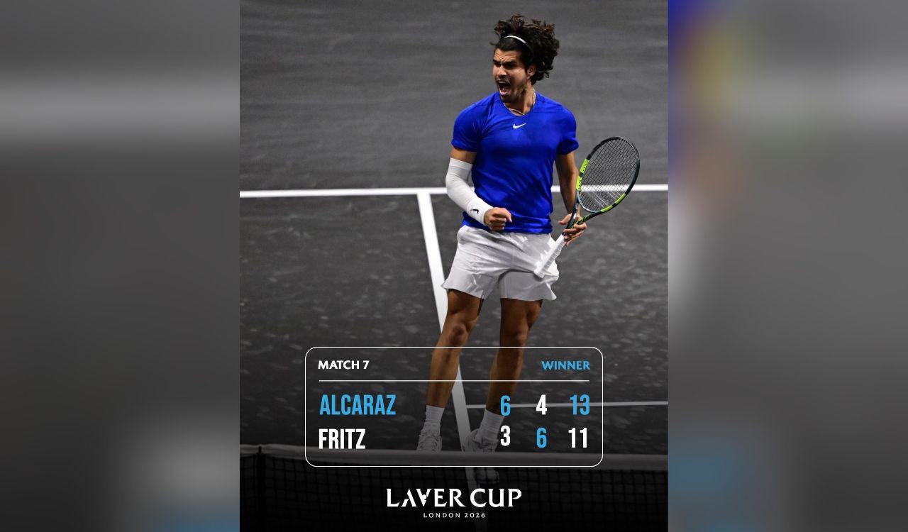 Carlos Alcaraz edges Taylor Fritz in dramatic Laver Cup thriller