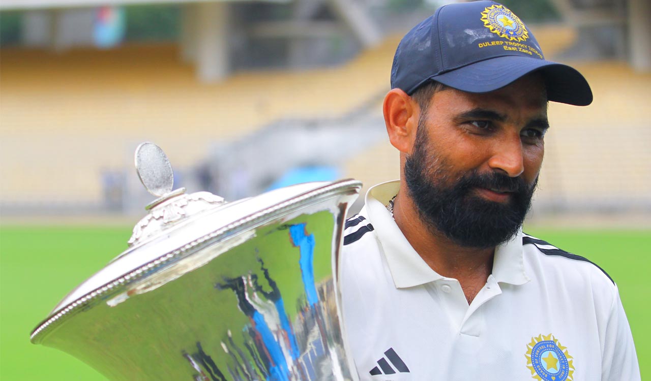 Mohammed Shami celebrates 100th first-class match with Duleep Trophy triumph