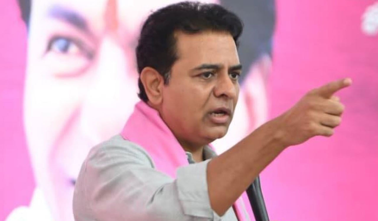 KTR announces Padayatra for Nagarjuna Sagar water, sets 10-day deadline to Congress govt