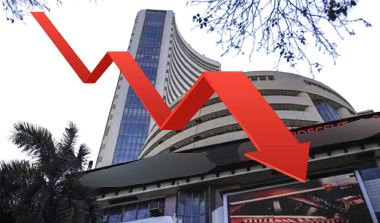Sensex tanks 564 points, Nifty slips below 23,250 amid global yield concerns