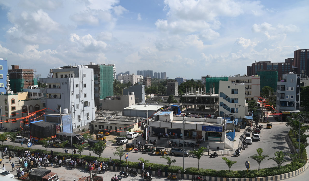 Gopanpally’s NTR Nagar sees G+7 buildings on 50-sq-yd plots