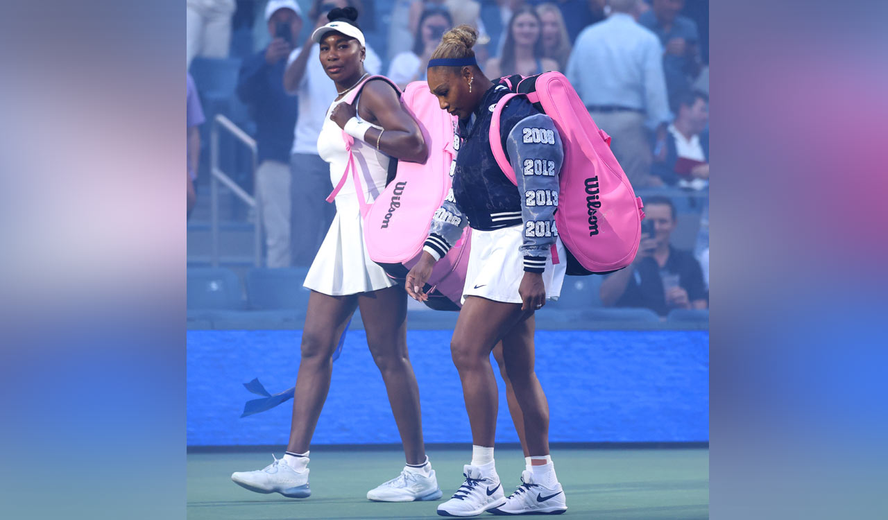 Williams sisters’ US Open doubles return ends in heartbreak