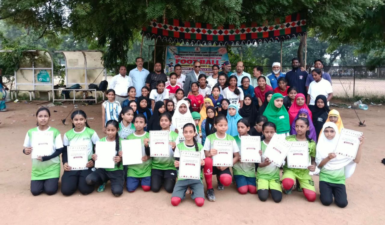 Hyderabad school football: HPS, St. Peter’s emerge champions