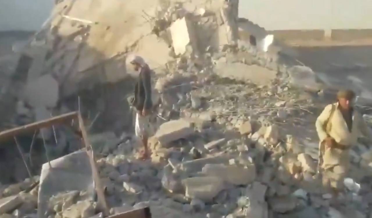 Airstrike on prison reported in Houthi-controlled area in Yemen