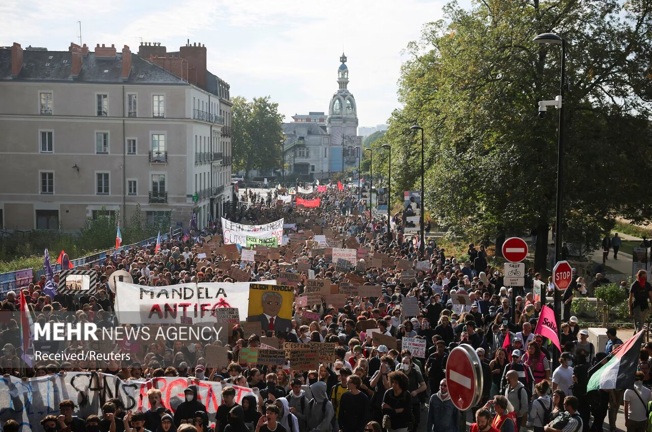 Nationwide student protest in France