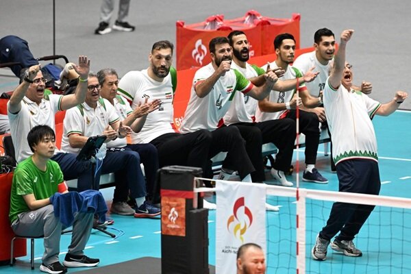 Iran sitting volleyball crowned in Asian games in Nagoya