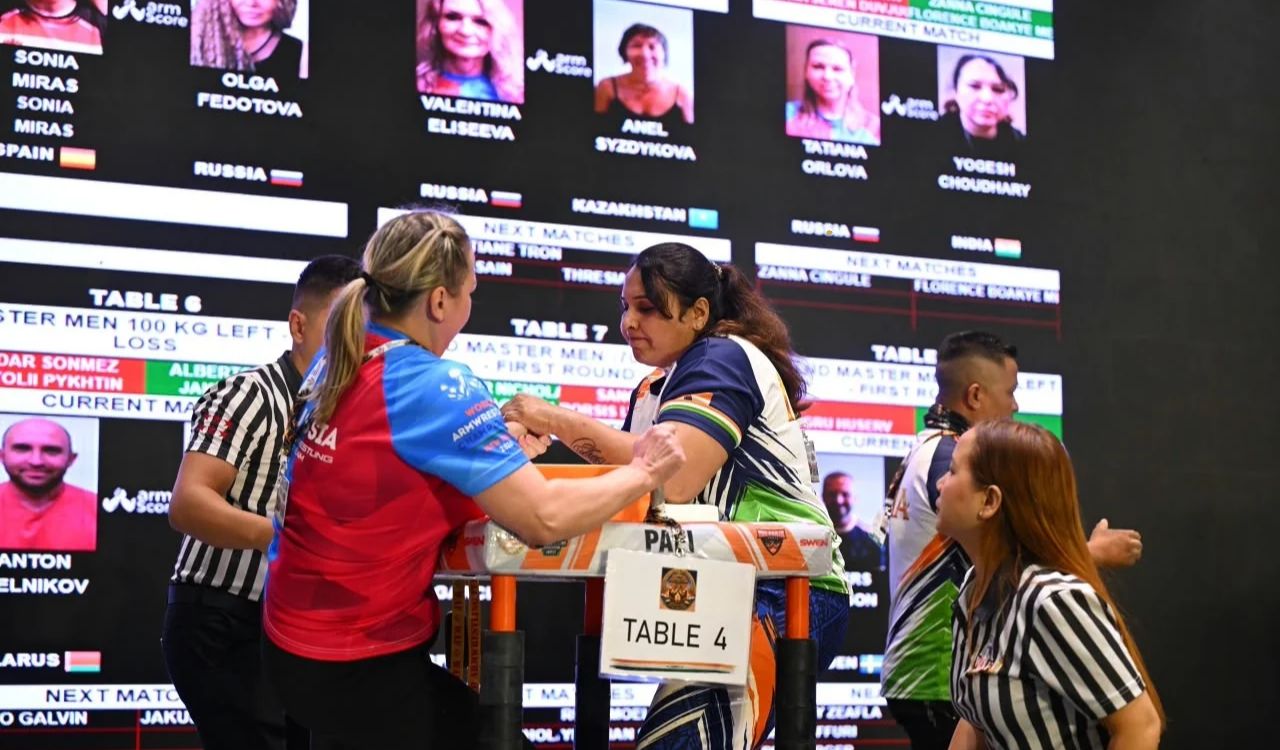 Indian armwrestlers win 20 medals at World Championships, finish fourth overall