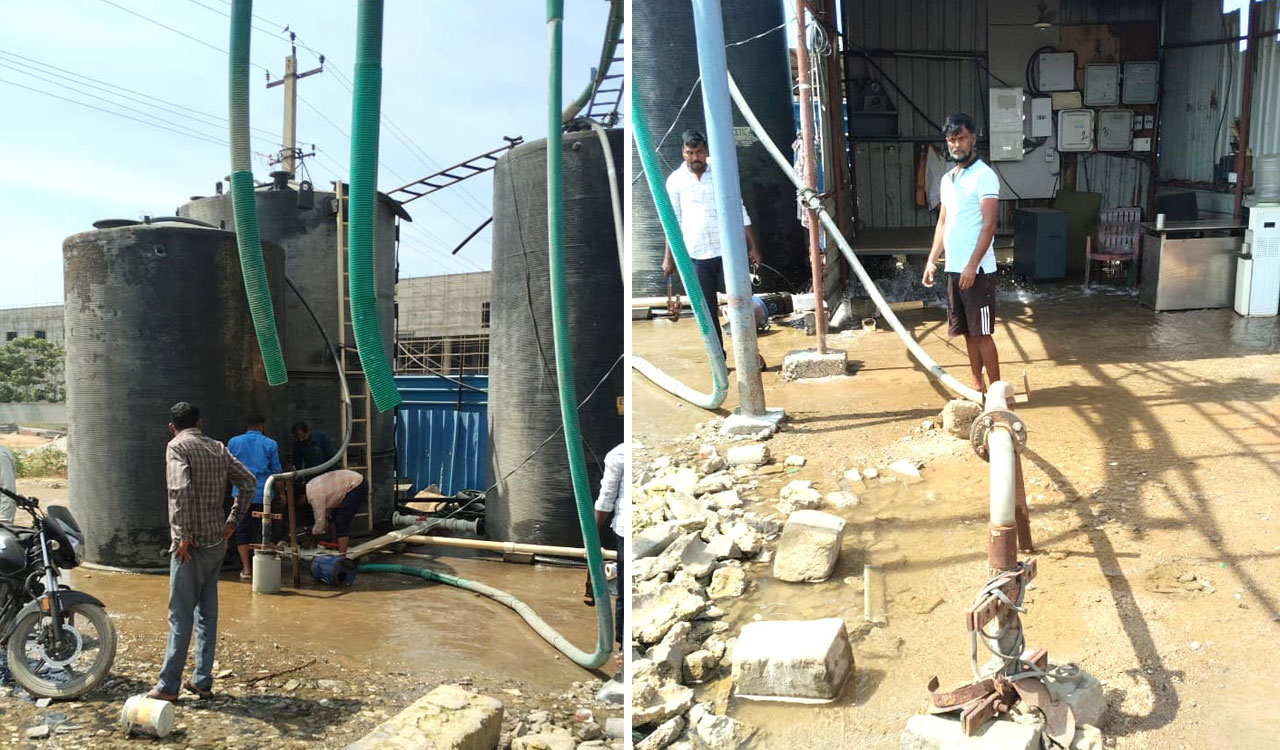 HYDRAA dismantles seven illegal borewells near Fox Sagar