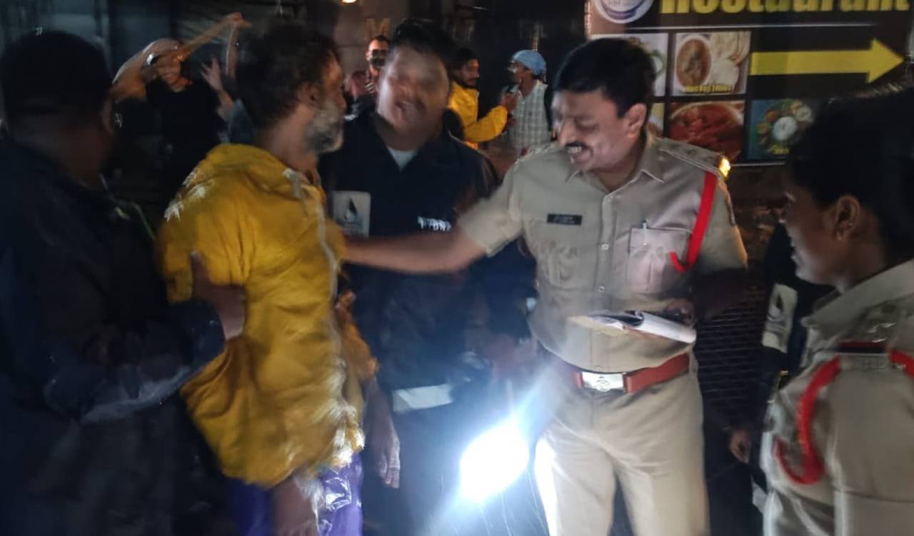 HYDRAA teams rescue man swept away by floodwaters in Madhapur
